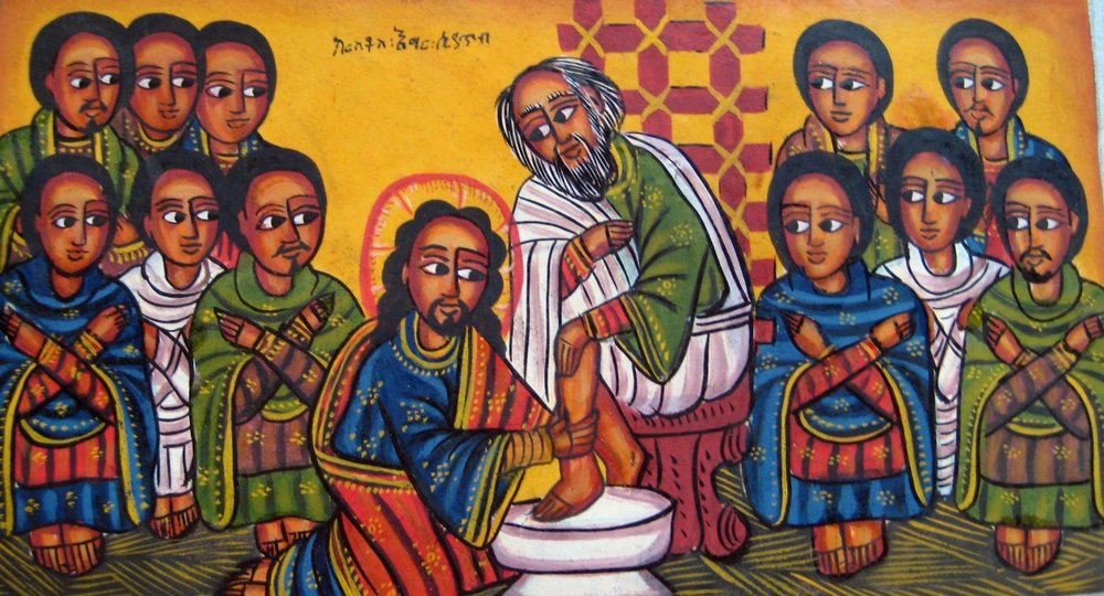 Icon of Christ the Footwashing Servant